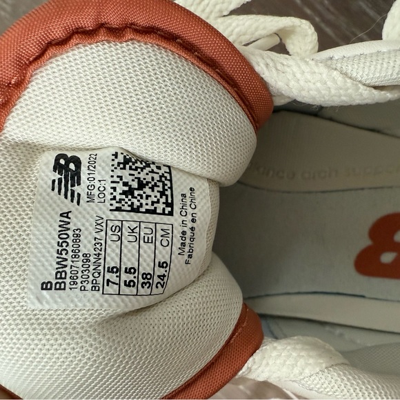 New Balance 550 Au Lait 7.5 - Picture 4 of 7
